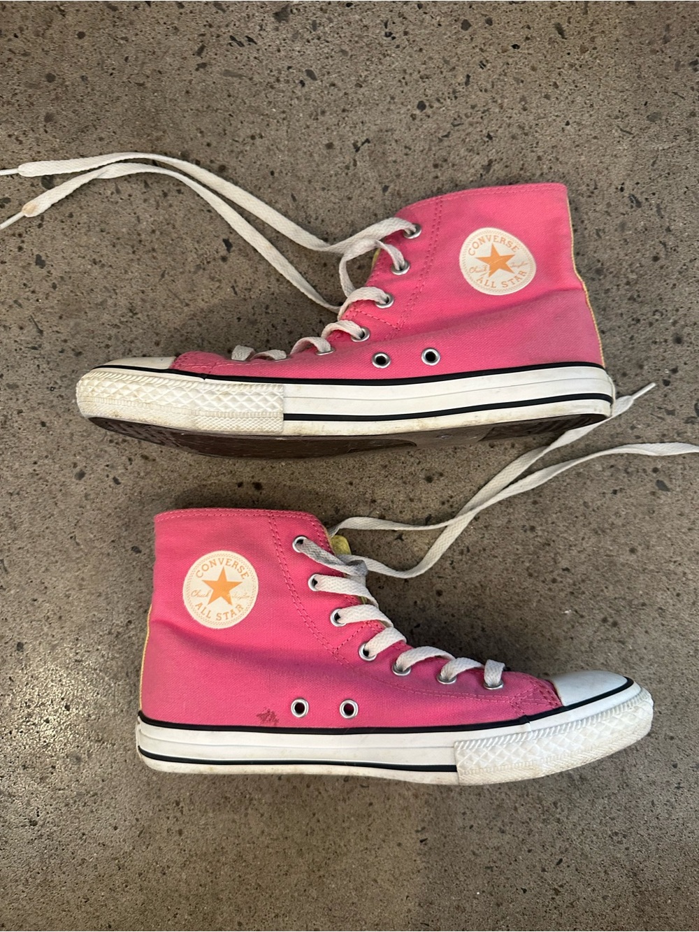 Converse Kids Pink High Top Sneakers